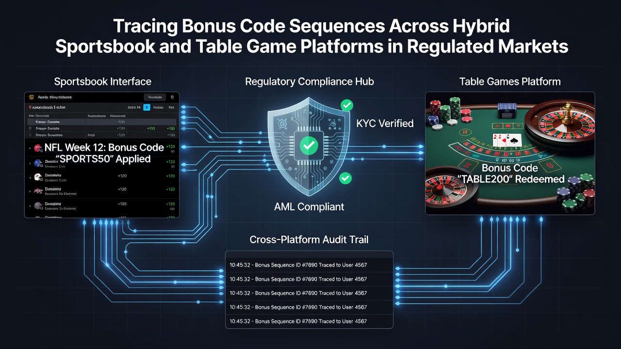 Darstellung von Bonuscode-Sequenzen auf hybriden Sportwetten- und Tischspielplattformen in regulierten Märkten